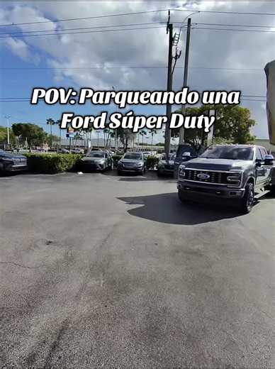 POV: Parking a Ford Super Duty