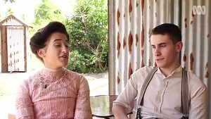 1.9K views · 26 reactions | FURTHER BACK IN TIME FOR DINNER Sienna & Julian talk about living life in the 1900’s  Tpnight 8:30pm ABC TV   ABC TV - Episode 1 | I Grew Up in Mortdale 2223 | Facebook