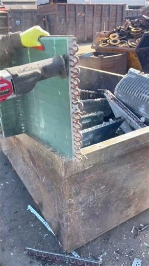 INSANE Reciprocating Blade Separates HVAC Radiators Effortlessly ⚙️