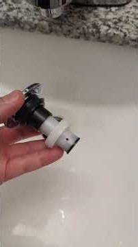 Bathroom Sink Stopper Won't Pop-Up To Drain The Water #apartmentmaintenance #plumbing