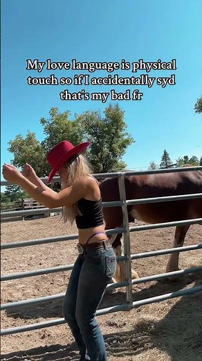 Oops my bad #itsamandalee #cowgirl #redhatcowgirl #onlyfarmer