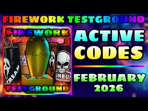 🧨 Firework Testground: Every Active Code for Free BoomCoins + Roman Candle (FEBRUARY 2026)💥