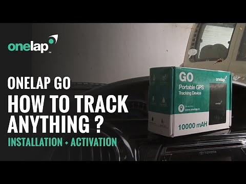 Onelap GO - (Installation + Activation) | Portable GPS tracker | Voice Monitor
