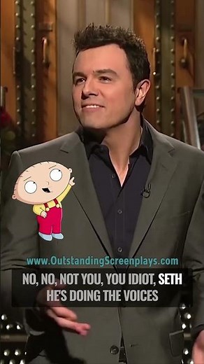 Seth MacFarlane does all Family Guy voices