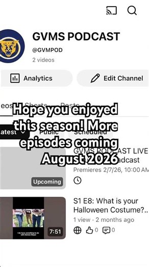 Read description… #gvmspodcast