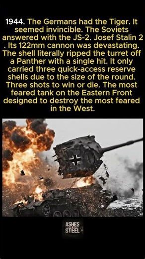 The Soviet tank that destroyed a German Tiger at two kilometres