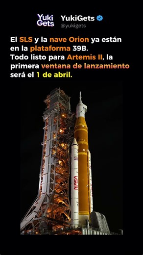 El SLS y la nave Orion ya estan listos en Plataforma de lanzamiento #nasa #rocket #artemis #shorts