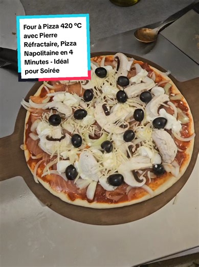 Four à Pizza 420 °C avec Pierre Réfractaire, Pizza Napolitaine en 4 Minutes - Idéal pour Soirée entre Amis, 5 Modes de Cuisson, 31 cm, 1200 W. #OffresPourToi #SurvieEnFévrier #pizza #cuisine #four