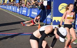 Watch: Olympic Trials Hopeful Crawls Across Finish Line—But Will It Be Enough?