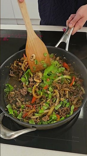 Thai beef basil stir fry