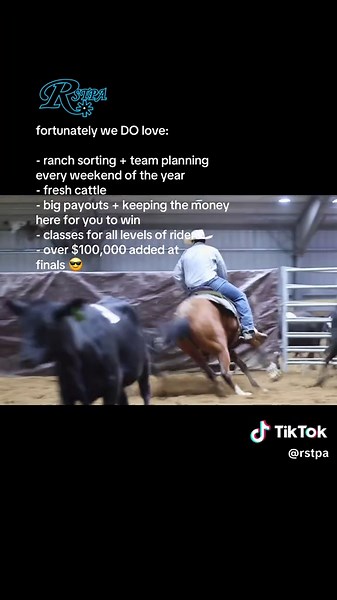 Fortunately we DO love all these things! Safe travels to all of our friends traveling to @garwoodarena this weekend for the 2025 National Finals! 🤩 #rstpa #ranchsorting #bigmoney #cowhorses