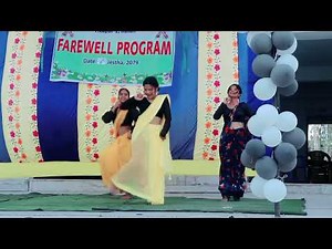 RemixDance performed by puja bhandari kabita saud Deepika thapa #rmeschool farewell programme2079 12