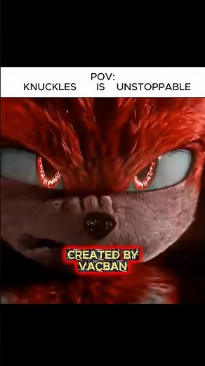 "Knuckles is Unstoppable" ☠️🔥 | Sonic 2 Edit | MONTAGEM COMA (Ultra Slowed) #trending #shorts