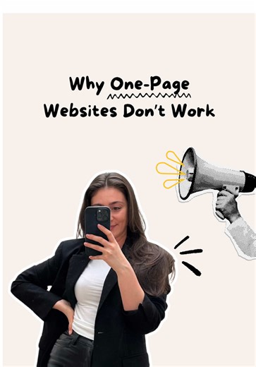 Still using a one-page website? That might be the problem. They don’t build trust. They don’t guide action. They don’t grow with your business. If you want more leads, your website needs: ✓ A proper services section ✓ An About page that connects ✓ Clear ways to get in touch ✓ A reason to stay in your world ✓ Real proof you get results Because a high-converting site isn’t one page. It’s a journey. Save this for your next website update and tell me, what’s missing from your current site? #websitet