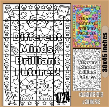 Autism acceptance month bulletin, Inclusion Neurodiversity Collaborative Poster