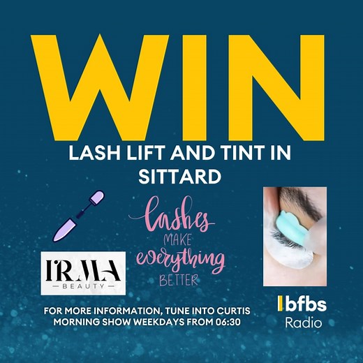 📻 Tune in all week on the breakfast show from 06:30 to 10:00 for details to win this amazing prize in the Netherlands (Sittard)🇳🇱 from Irma Beauty only 7 miles away from Brunssum. Ladies get your Lash on!!!!👁 with this amazing pamper session of a Lash lift and tint. Perfect as a little treat for yourself🩷 The winner of this prize can book online, 📧. For more information about this prize visit: www.irmabeauty.nl Or see her facebook page Irma Beauty | BFBS Germany