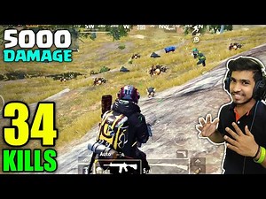M416 VS 8 SNKAES INTENSE FIGHT | 34 KILLS SOLO VS SQUAD | PUBG MOBILE