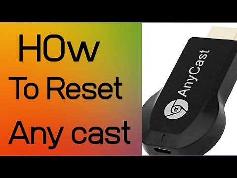 How to reset any cast #reset #anycast #ytstudio #treding