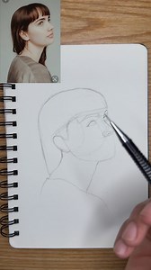 6.7K views · 16 reactions | How to draw a portrait with shading #shading #shade #shadow #draw #drawing #drawthisinyourstyle #learning #learn #sketch #art | Hamed Elshal | Facebook