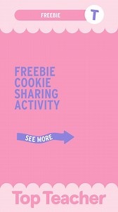 This FREE cookie sharing resource will allow students to practise modelling to represent equal sharing. Just comment freebie to get your direct link 💛 In this hands-on task, students will be given a division problem that they glue in the speech bubble on the worksheet. They must solve the problem by sharing a collection of chocolate chips equally between a set number of cookies. We have included two templates and multiple sets of sharing problems to suit the needs of your students, including: S