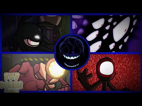 Friday Night Funkin' | FNF Doors Floor 1 Full Walkthrough [4K]