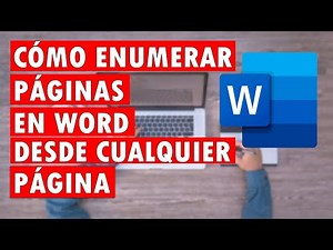 Cómo Numerar Las Páginas En Word Sin La Portada Y El Índice - Libros y textos, la información útil