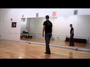 How to do the basic foxtrot dance right hand turn for beginners (Mens Part)