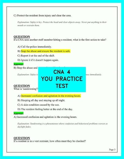 CNA Practice Test 2026: Pass Your Certification Exam on the First Try!