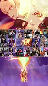 Mavuika and Pyro Traveler Vs The Abyss Final Boss Fight | Genshin Impact Reaction Mashup