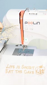 2.5M views · 10K reactions | ✨Dive into embroidery with Poolin —an immersive experience with a single handkerchief淋殺 | Poolin Embroidery Sewing Machine | Facebook