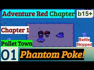 Pokemon Adventure Red Chapter Part 1 Phantom Pokemon & Pallet Town | GBA Rom Hack