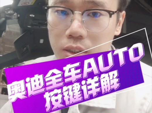 奥迪全车AUTO按键详解