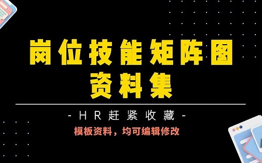 超全干货,员工能力矩阵图、员工岗位素质矩阵表样板
