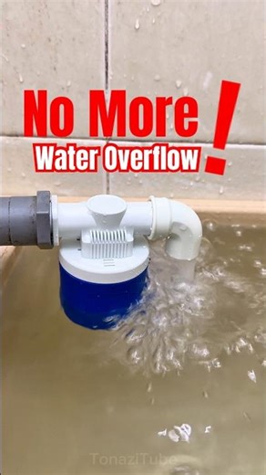 No More Water Overflow! Install Automatic Water Level Control Valve #diy #water #valve