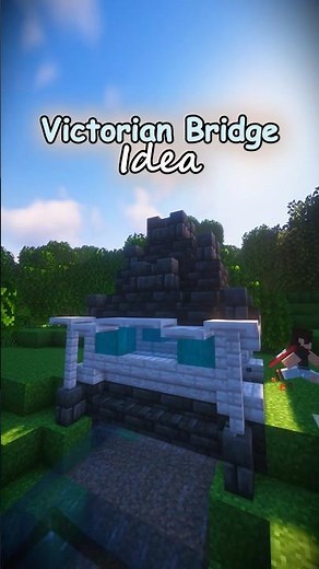 How to make a Victorian Bridge in Minecraft Tutorial! #minecraft