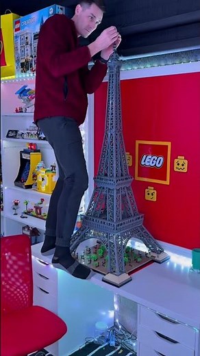 I did it! The LEGO Eiffel Tower set is complete! #bricktastic #eiffeltower #lego