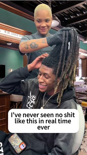 Innovative Hair Transformation: Crazy Afro and Locks