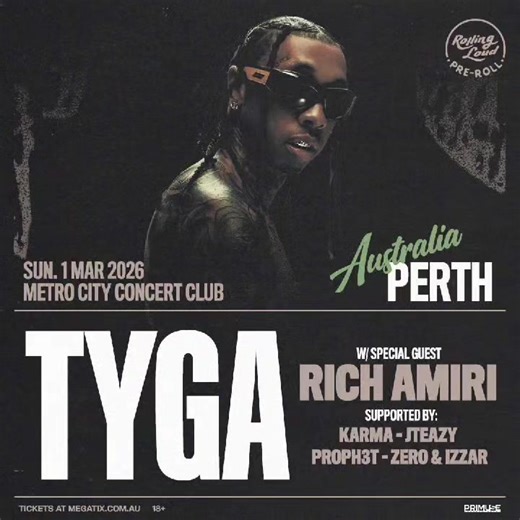 SUN. 1 MAR 2026 METRO CITY CONCERT CLUB #hiphop #music #fyp #metrocity #tyga