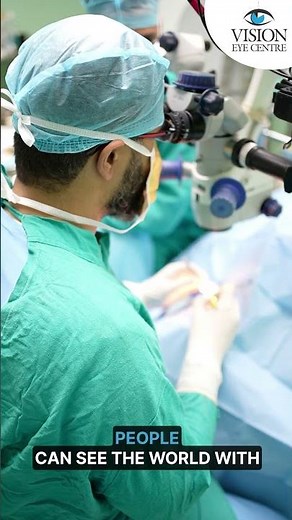 Cornea Transplant Surgery Process | Blurry Vision To Clear Vision Eye Transplant Surgery | #short