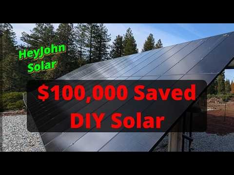 $100,000 Saved by Going DIY Solar