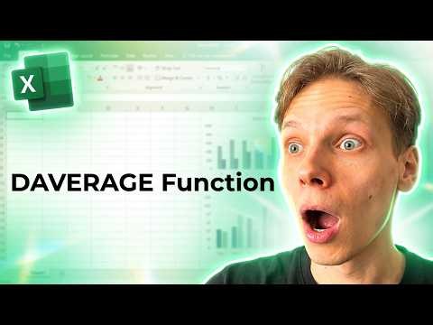How to Use the DAVERAGE Function in Excel [2026 Easy Guide]
