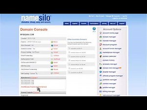 How to Create Private Nameservers at NameSilo.com