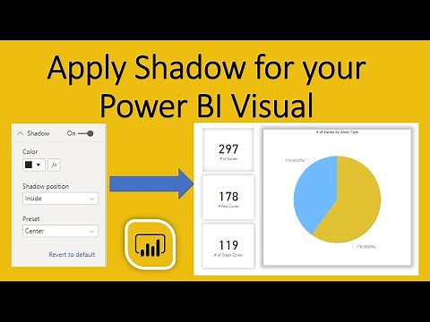 Add a Shadow to your Power BI Visual – Power BI Design Tips