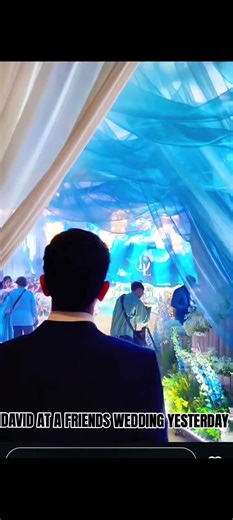 David Licauco at a Friend's Wedding Celebration