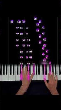 Canon de Pachelbel au Piano | Tuto Facile ✨ #pianofacile #piano #canon
