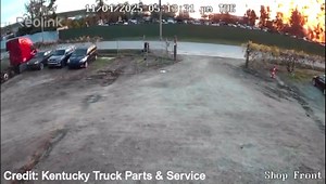 Massive fireball caught on CCTV footage as UPS cargo plane goes down