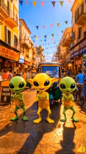 Aliens Dancing on Indian Streets 👽🕺🇮🇳
