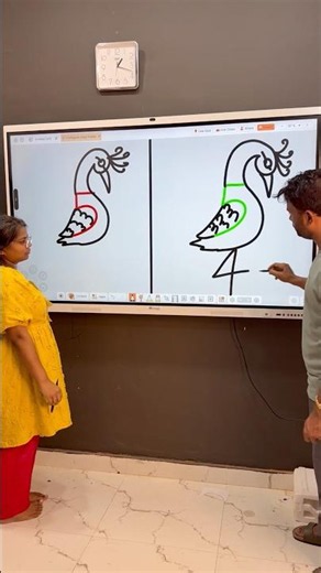 5 = How to draw a peacock 🦚 step by step for beginners | Learn peacock drawing #art #drawing