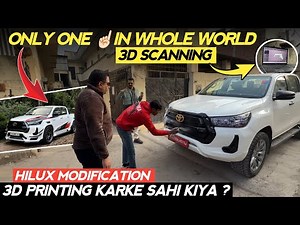 Only One In Whole World Banegi Hilux | 3D Scanning Of Hilux | Hilux Modifications #hilux #modified