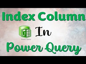 Index Column in Power Query | Power Query | Filter Data Based on Rows | Filter